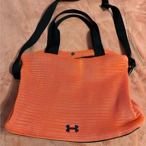 Under Armour Orange Tote with Black Handles